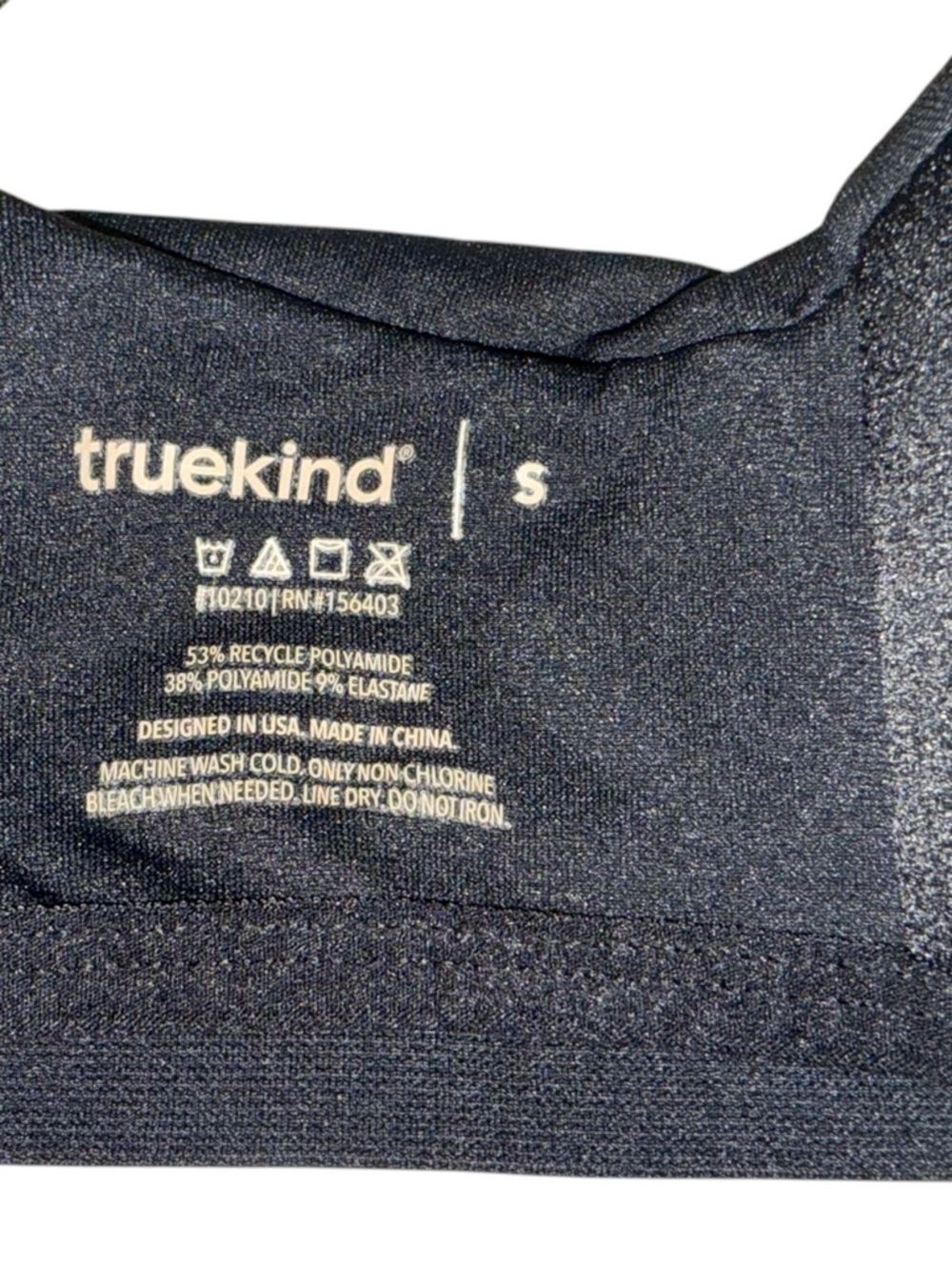 Truekind Supportive Comfort Wireless Shaping Bra Black Small - Picture 3 of 5